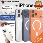 (แถมฟิล์ม) เคส FenixShield Tough Pro Clear สำหรับ iPhone 17 / 16e / 16 / 15 / 14 / 13 / Air / Plus / Pro / Max